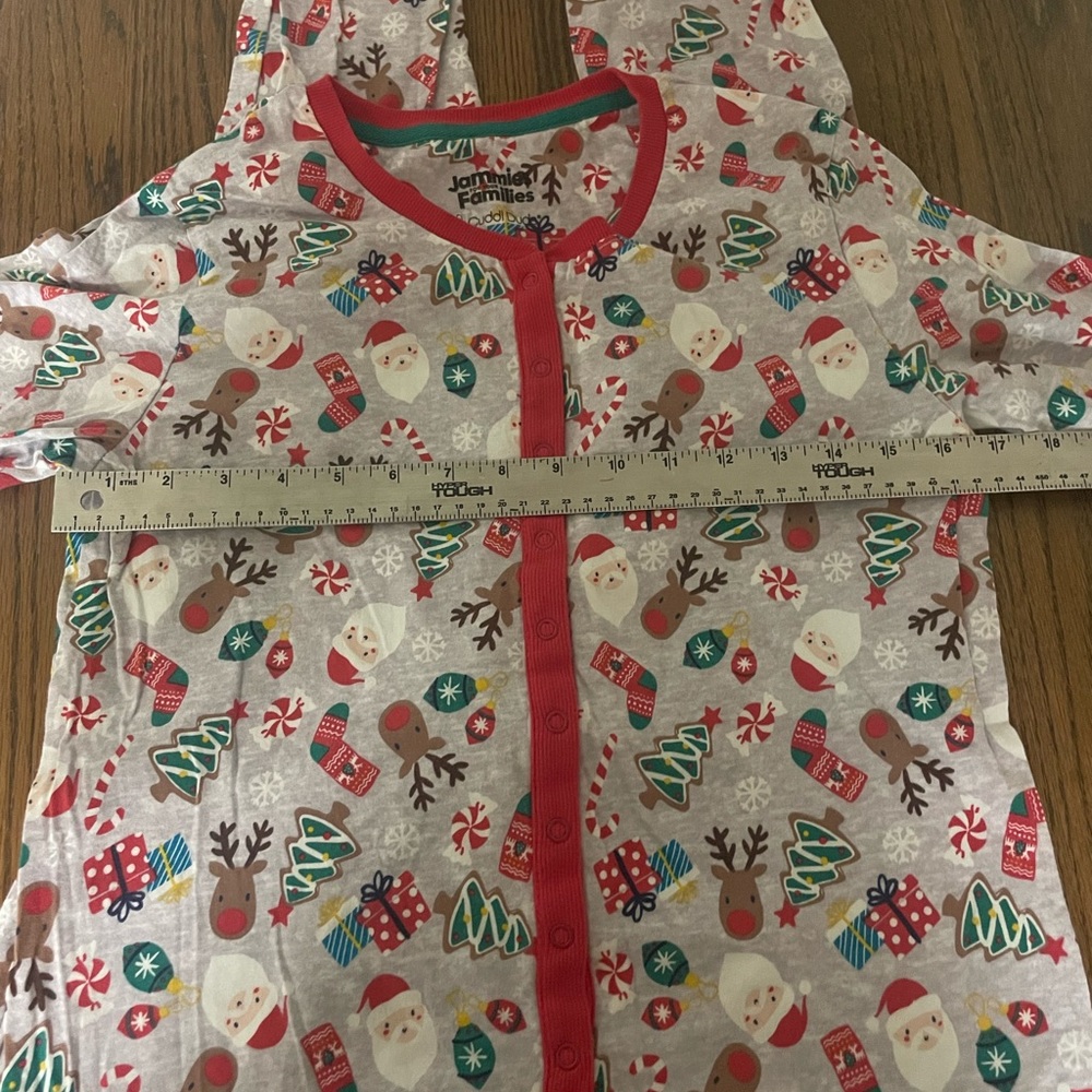 Cuddl duds Jammie’s for the family Christmas one piece pajamas - Picture 3 of 4